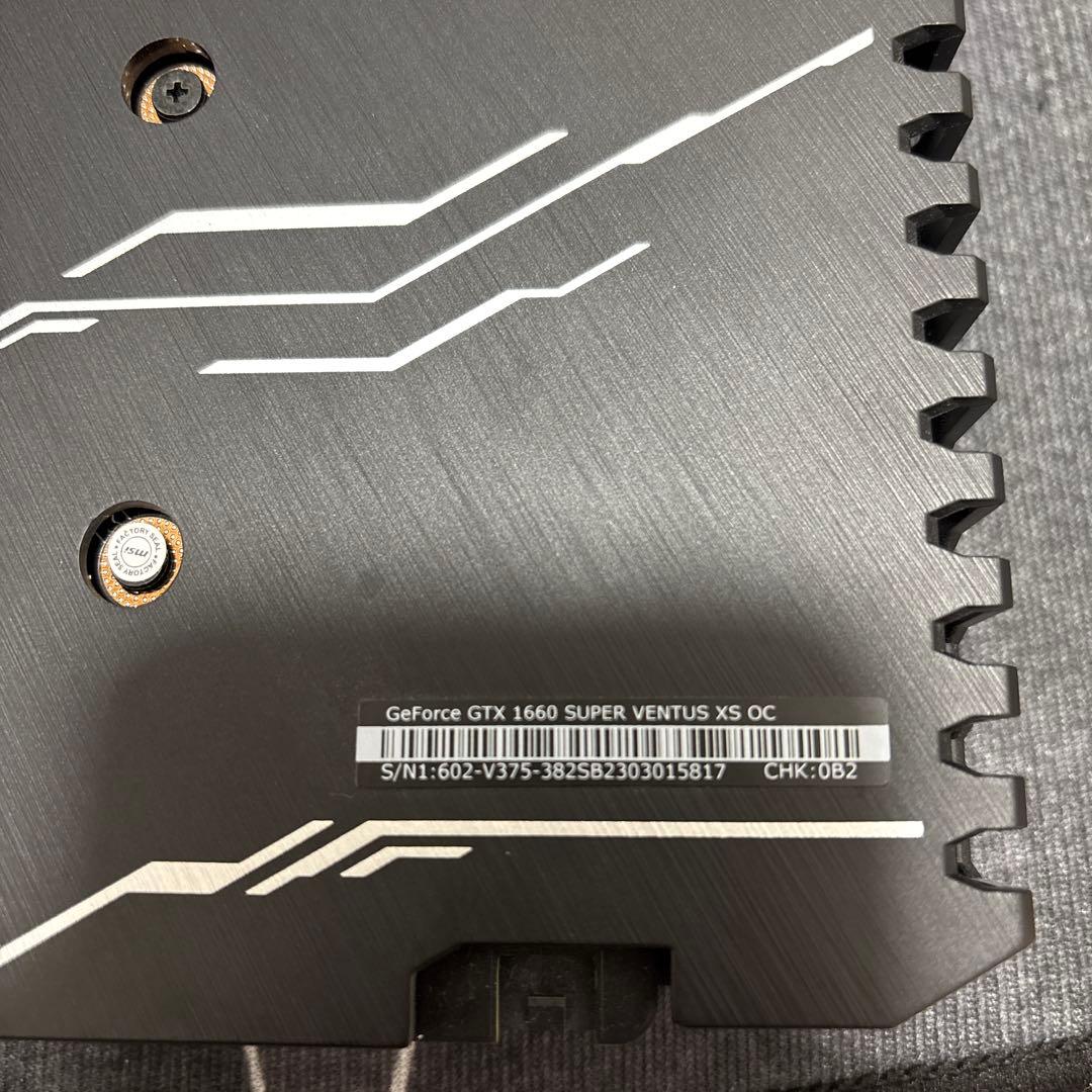 U*n様 Msi GeForce GTX1660SUPER VENTUS XS