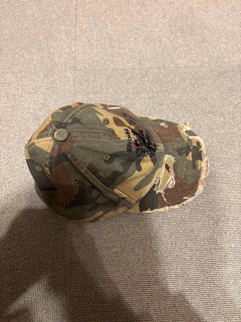 ALEXANDER DIGENOVA 25SS 迷彩　カモ cap ダメージ加工