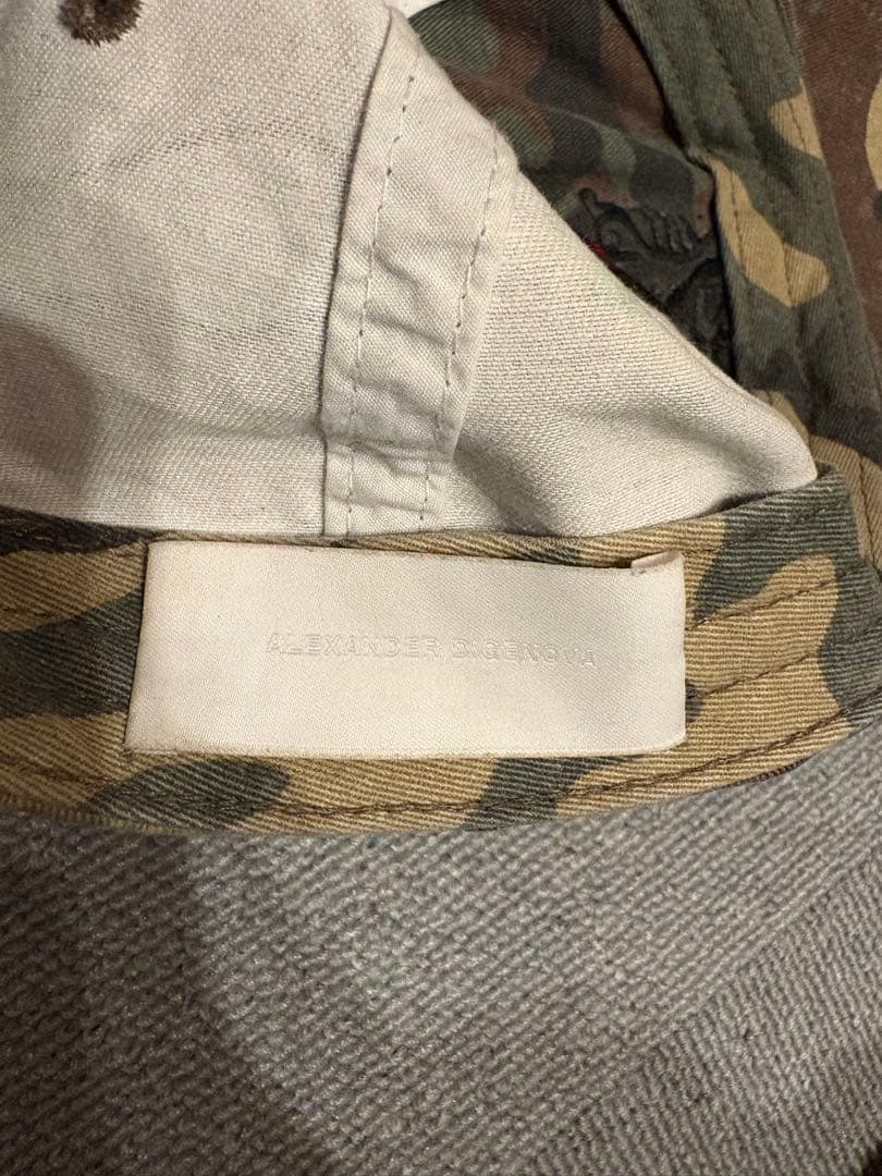 ALEXANDER DIGENOVA 25SS 迷彩　カモ cap ダメージ加工