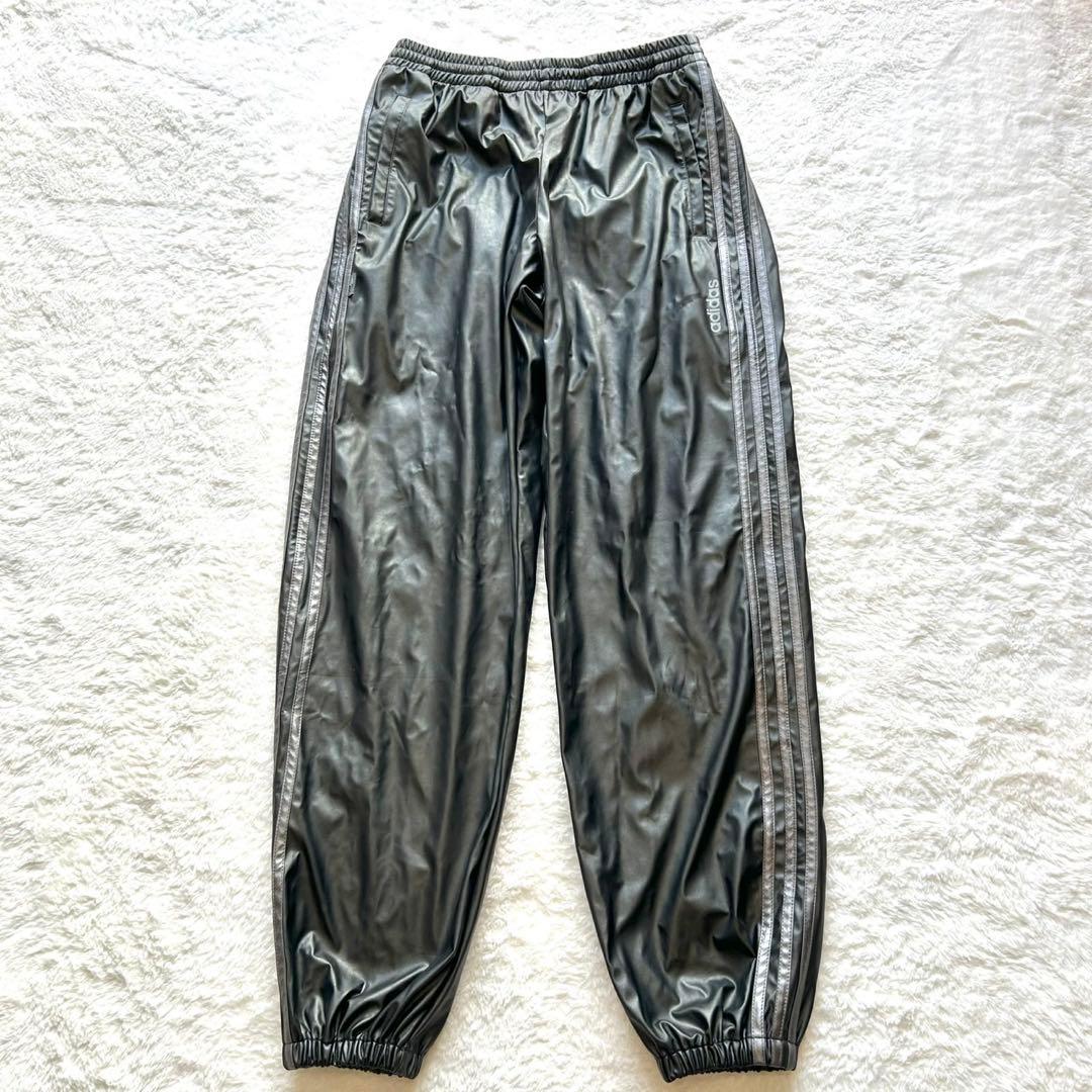 【美品】adidas サウナスーツ メタリック 上下 セットアップ Y2K L