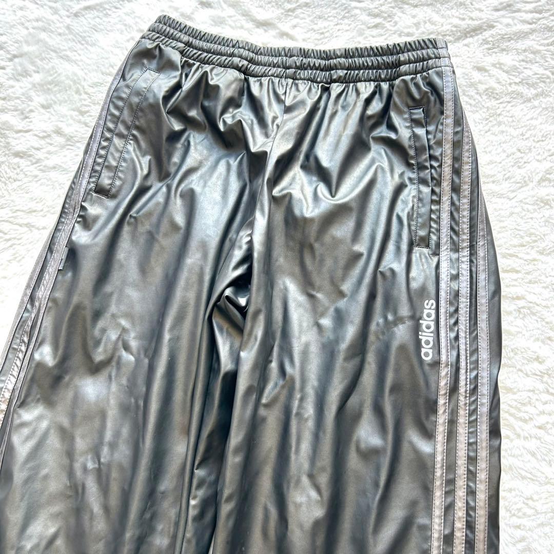 【美品】adidas サウナスーツ メタリック 上下 セットアップ Y2K L