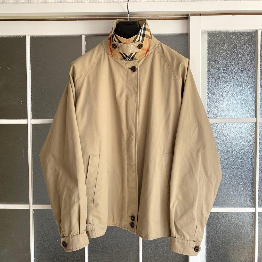 Burberry 一枚袖　英国製　ブルゾン　スイングトップ　ジャケット
