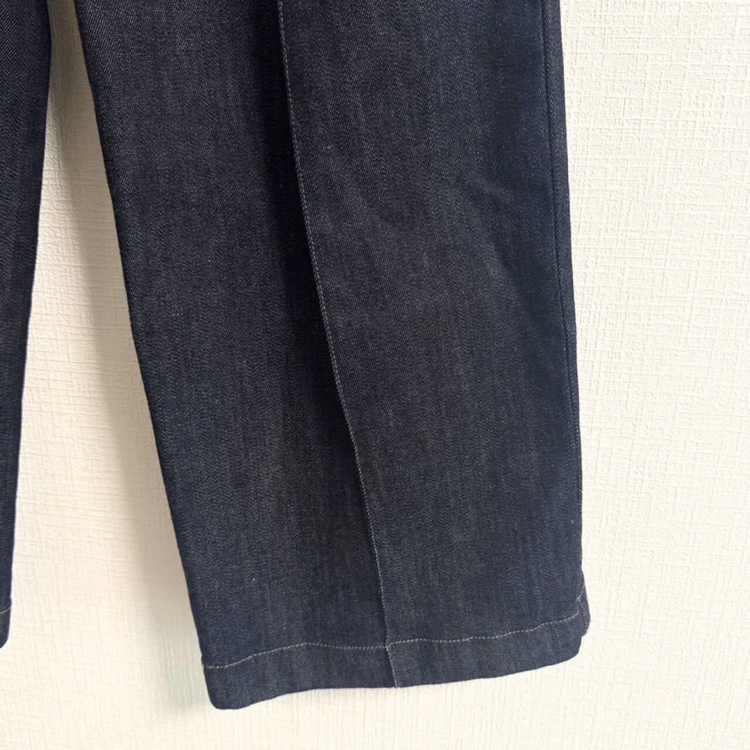 BLUE LABEL CRESTBRIDGE ムラ糸ストレッチデニムワイドパンツ