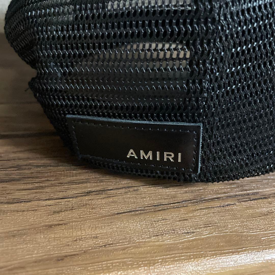 AMIRI ブラックキャップ スナップバック