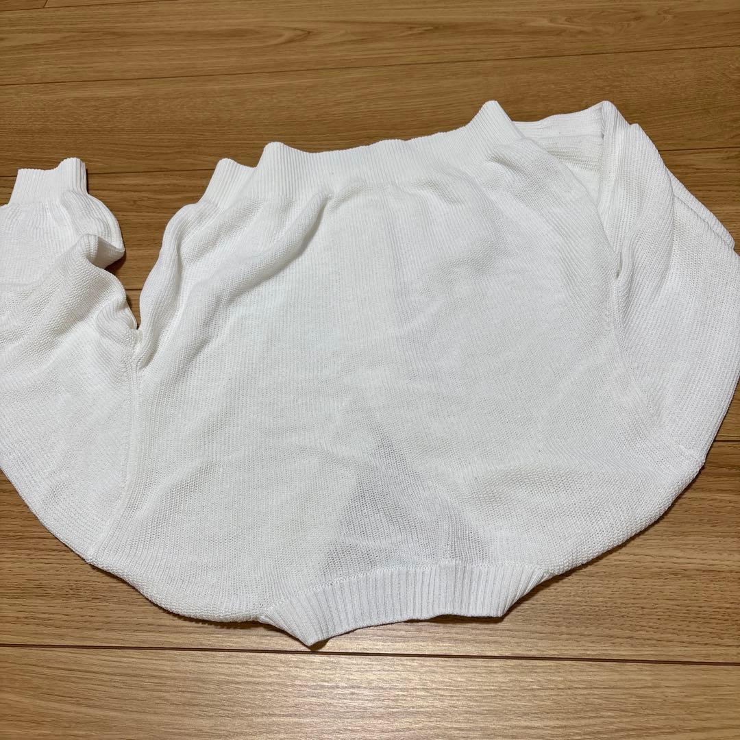 美品　ルネ　カーディガン　ニット　コットン　リネン