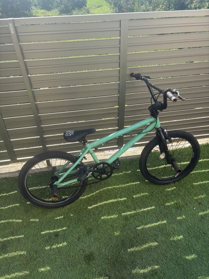 BMX フリースタイル 自転車 ミントグリーン 息子が使用 中古品