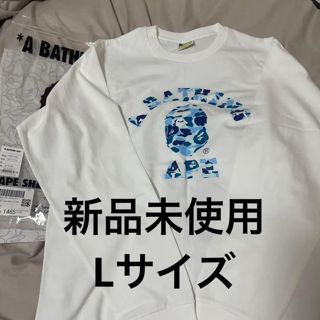 アベイシングエイプ ABC CAMO COLLEGE LS TEE tシャツ
