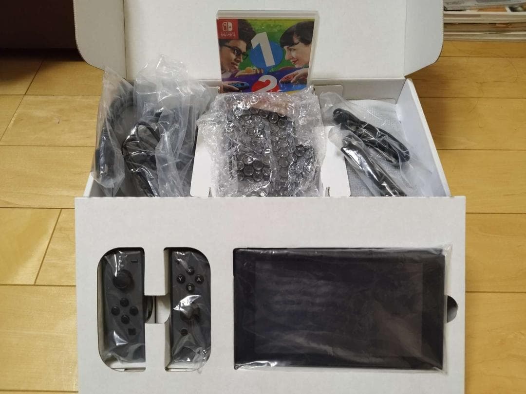 JoyCon修理済み◆Nintendo Switch スイッチ本体 SDカード付
