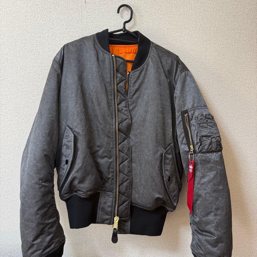 ALPHA INDUSTRIES MA-1 FLIGHT JACKET ブラック