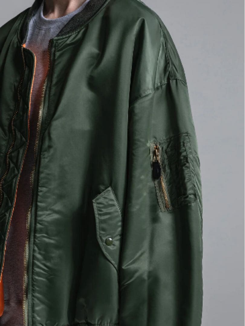 ジャケット・アウター LITHIUM HOMME LH23-6801 OVERSIZED MA-1