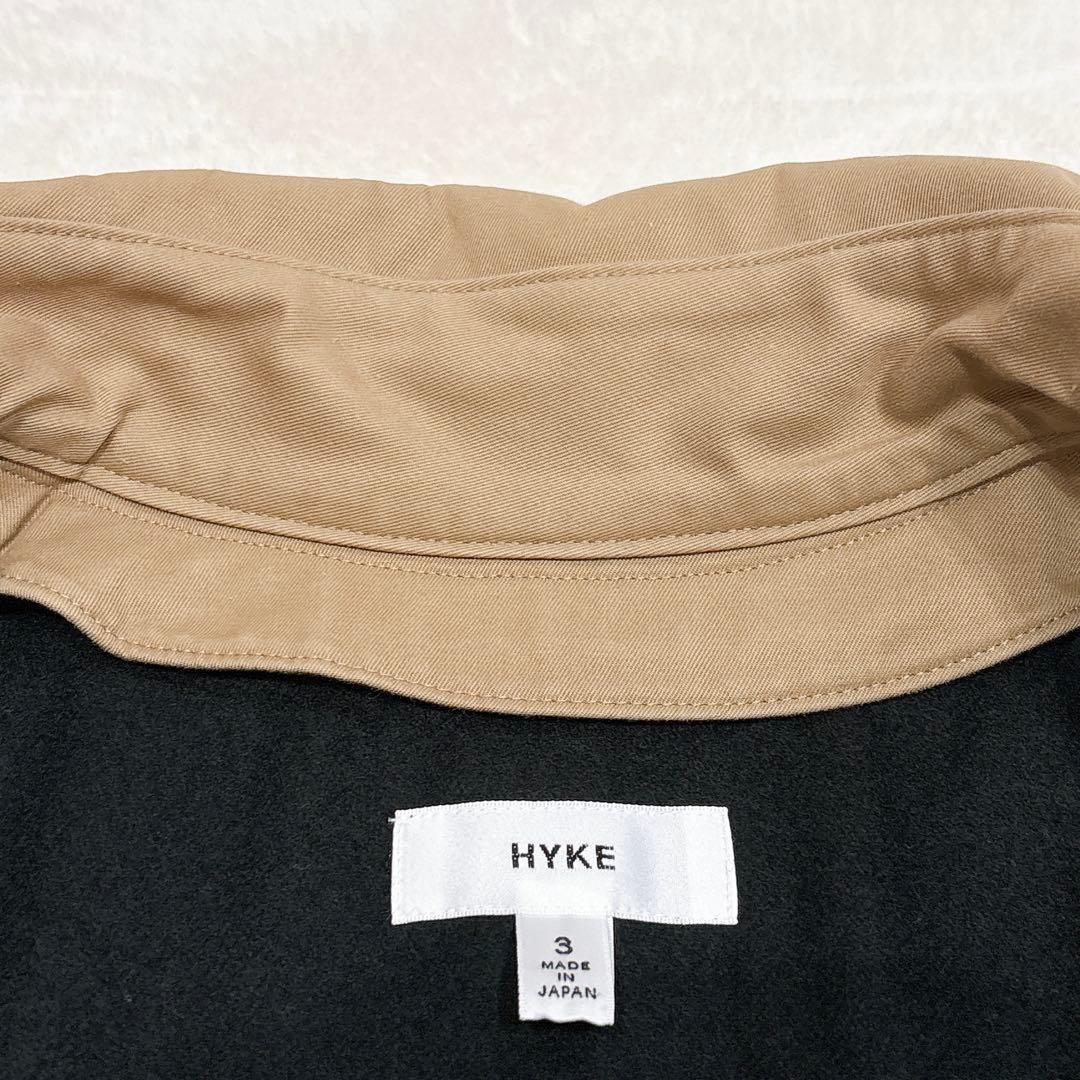 未使用✨　hyke トレンチコート　ベージュ　3 ライナー