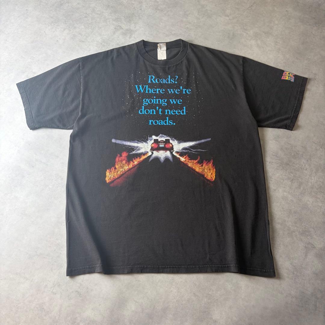 【2XL】90s Back to the Future ムービー Tシャツ