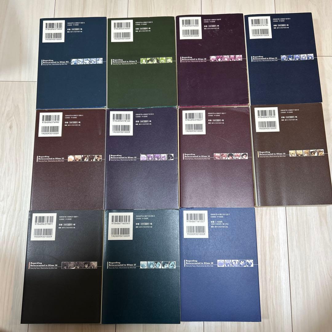 転生したらスライムだった件　小説　1〜18巻　8.5巻