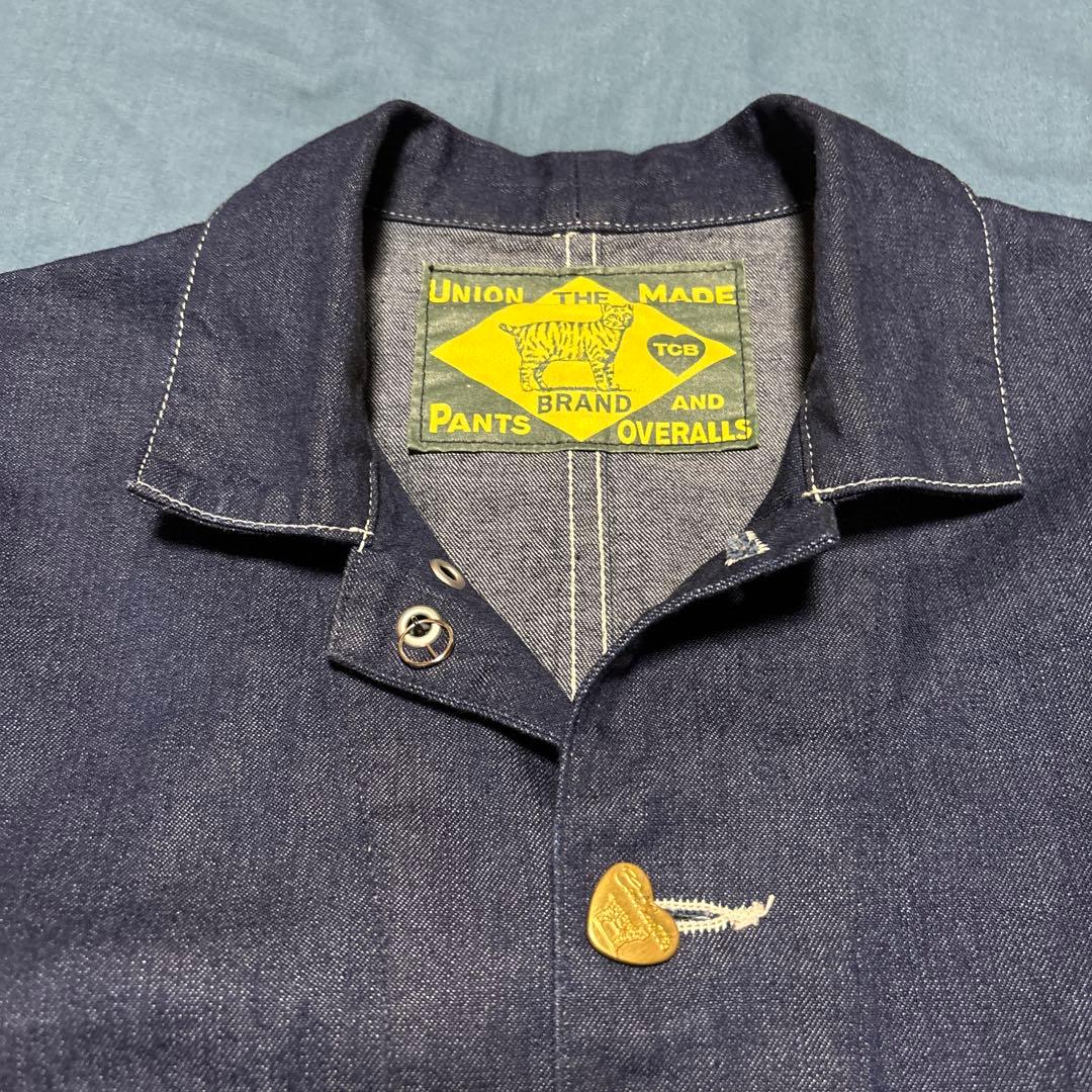 TCB jeans インディゴ デニム カバーオール