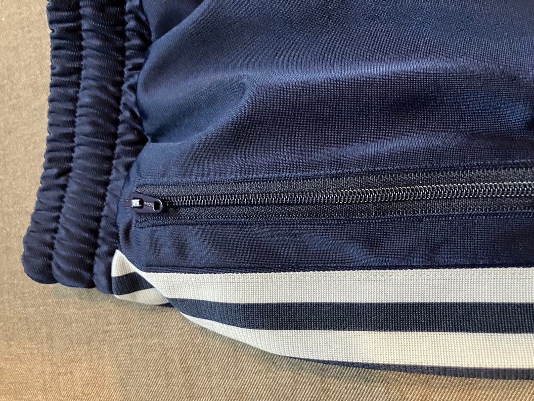 美品adidasベッケンバウアートラックパンツ　Lネイビー