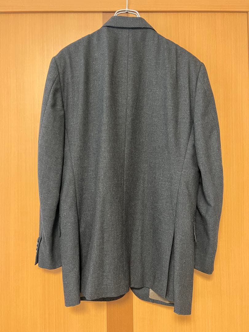 【美品】　CARUSO Zegna ウール　カシミア　3B ジャケット　ブラック