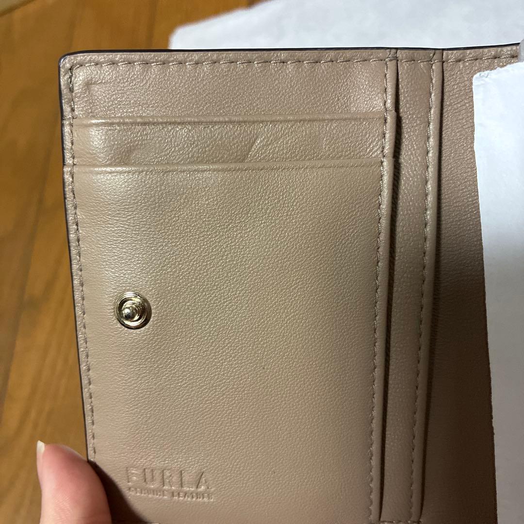 FURLA フルラ　二つ折り財布　バイカラー