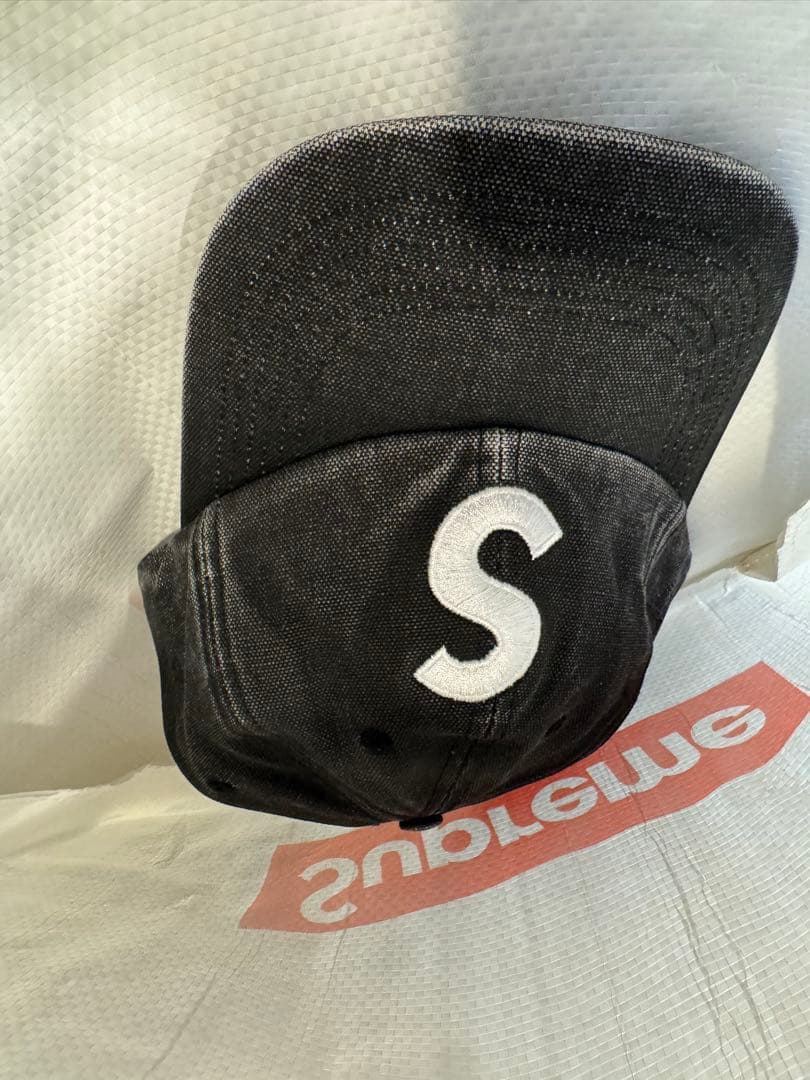 新品未使用Supreme pigment Slogo 6panel Black