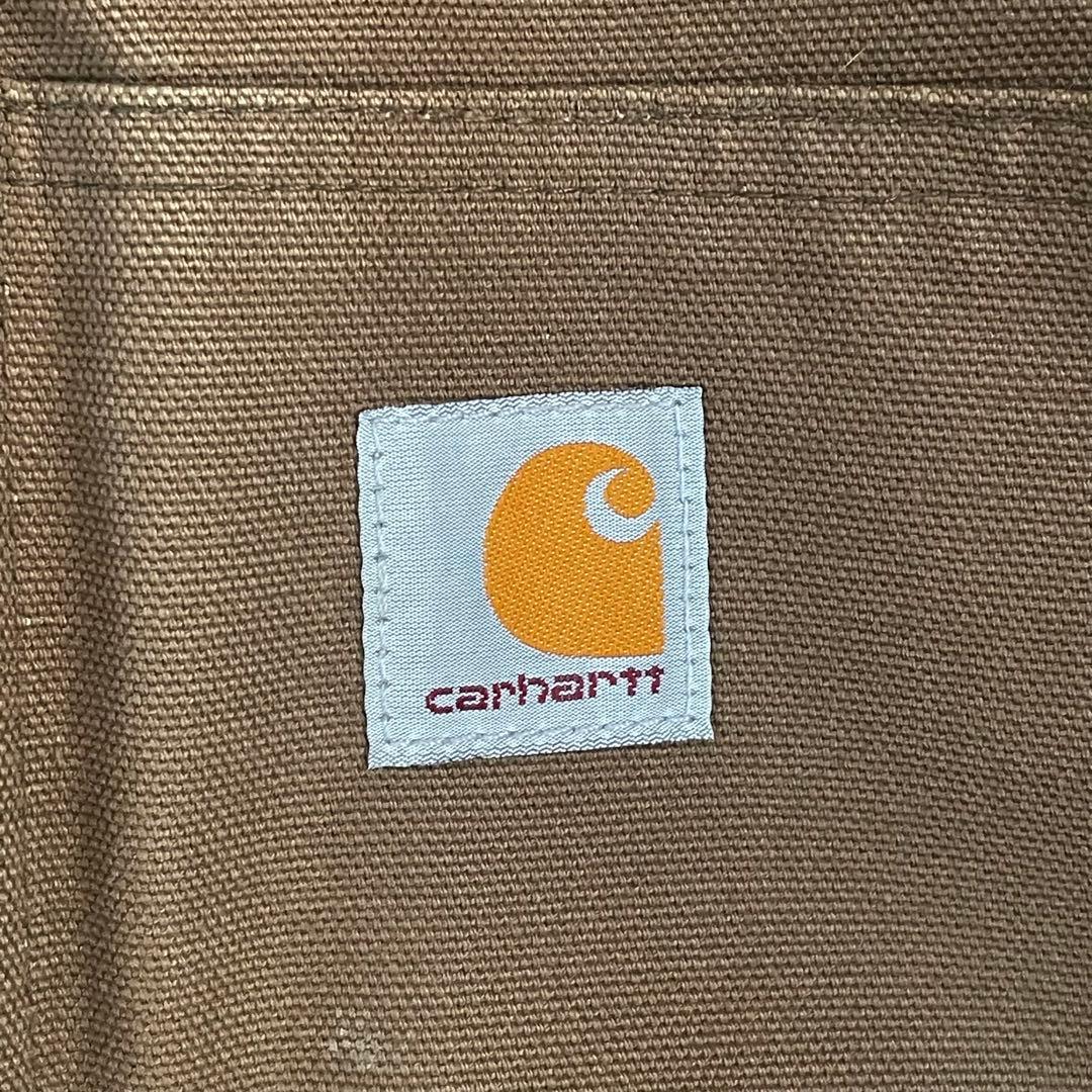Lサイズ USA製 Carhartt ダック アクティブジャケット ブラウン