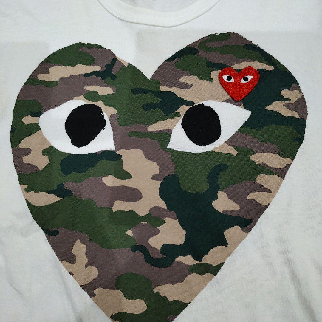 PLAY COMME des GARÇONS 迷彩柄半袖Tシャツ XS