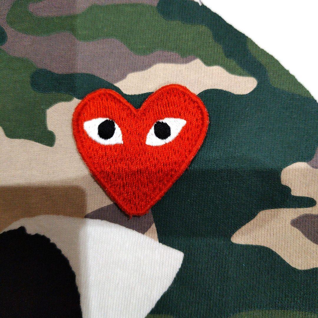 PLAY COMME des GARÇONS 迷彩柄半袖Tシャツ XS