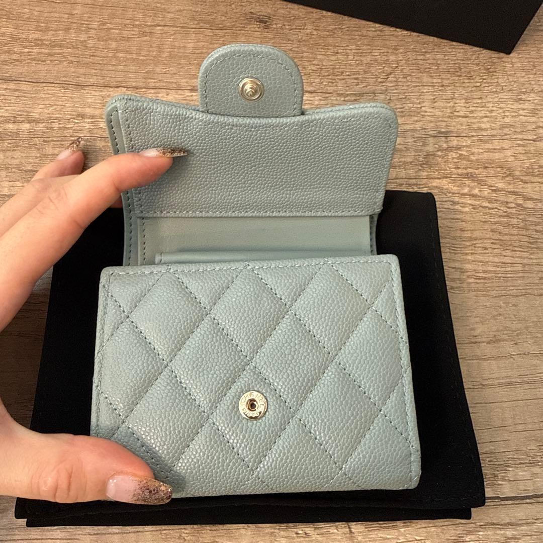 極美品 CHANEL マトラッセ 三つ折り財布 限定品