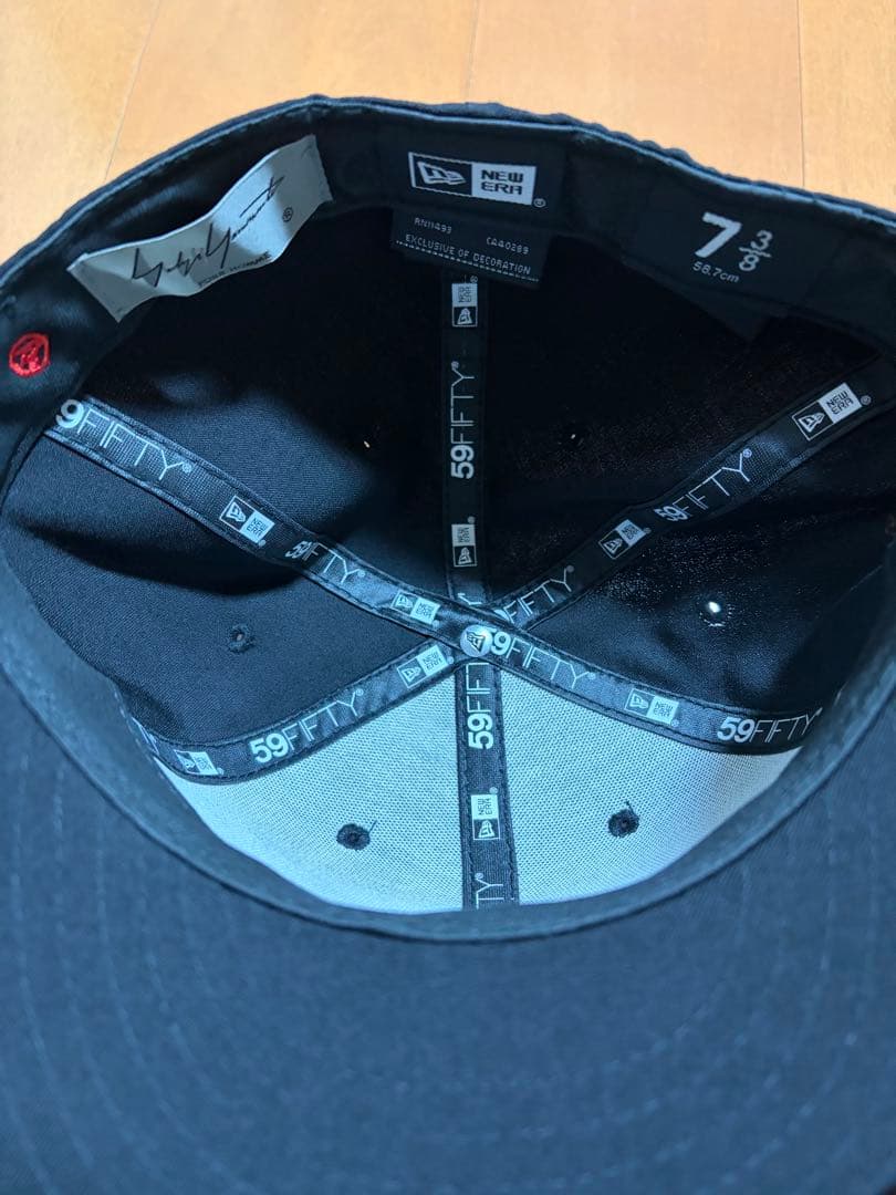 Yohji Yamamoto 59FIFTY キャップ ブラック 7 3/8