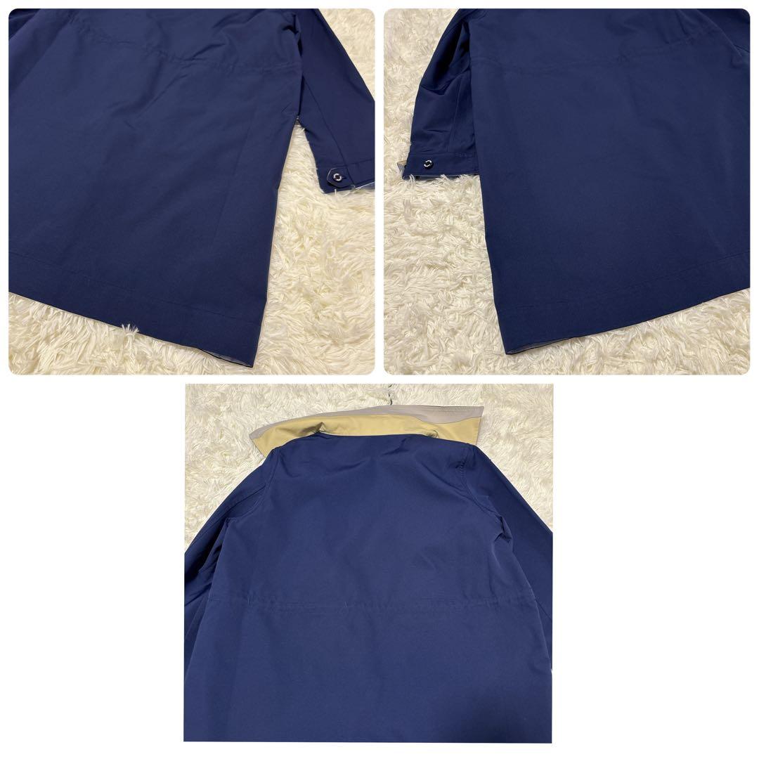 【美品】DoCLASSE 二重織リバーシブル ステンカラーコート 2way L