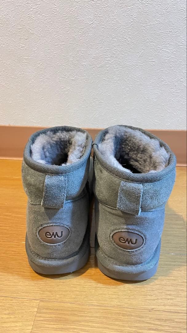 emu グレー ムートンショートブーツ 価格下げました✨さらに価格変更あり