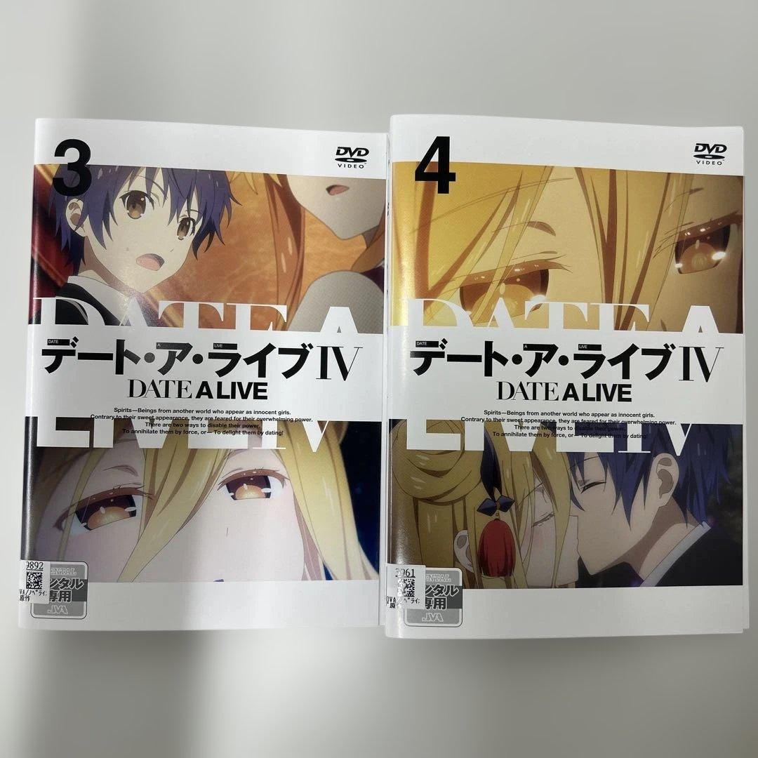 デートアライブ4 DVD ４期　全6巻　全巻セット　レンタル落ち