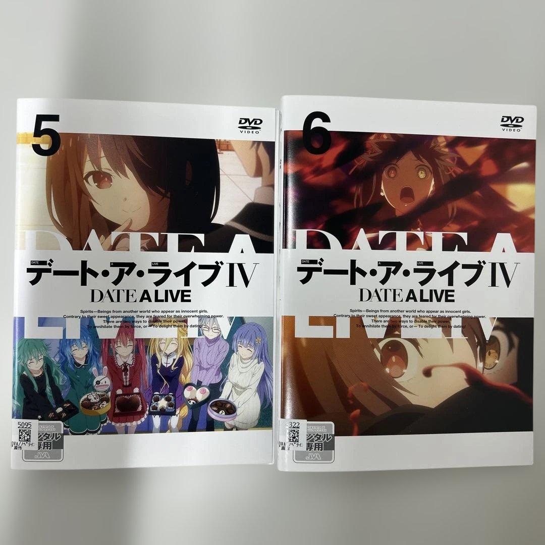 デートアライブ4 DVD ４期　全6巻　全巻セット　レンタル落ち