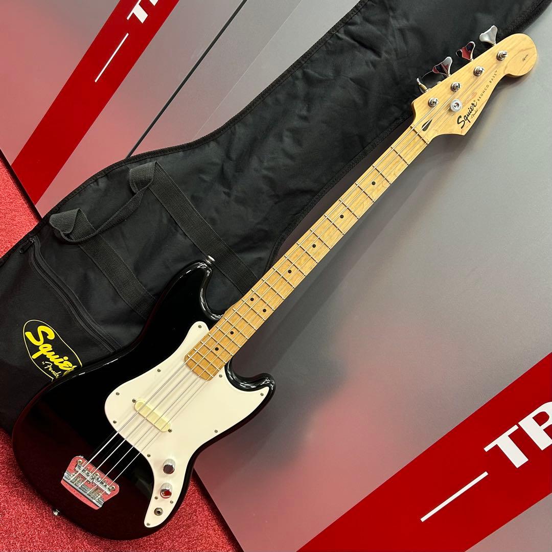 Squier Bronco Bass エレキベース ギグバッグ付き