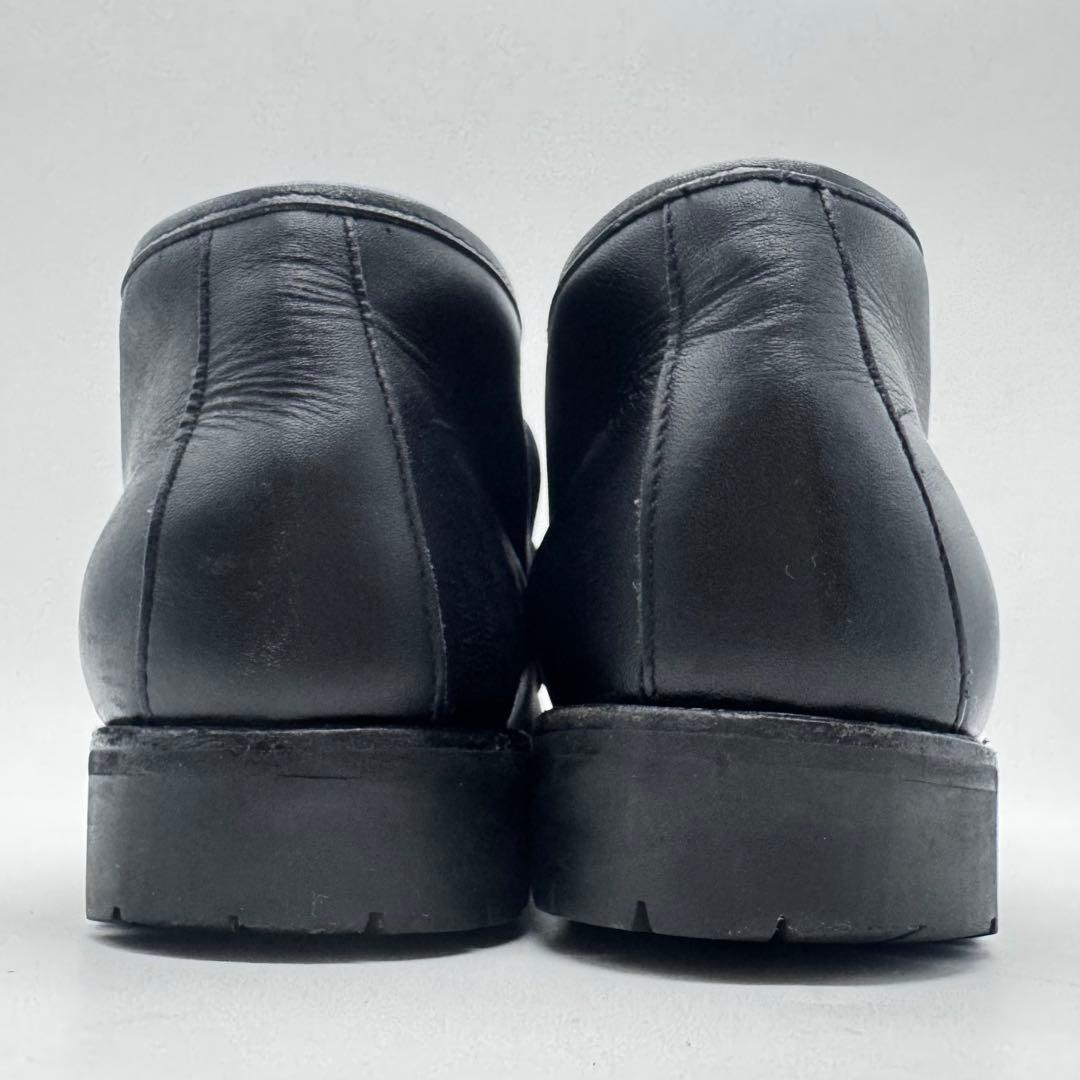 GUCCI グッチ ホースビット チャッカブーツ 黒 レザー 約24.5cm