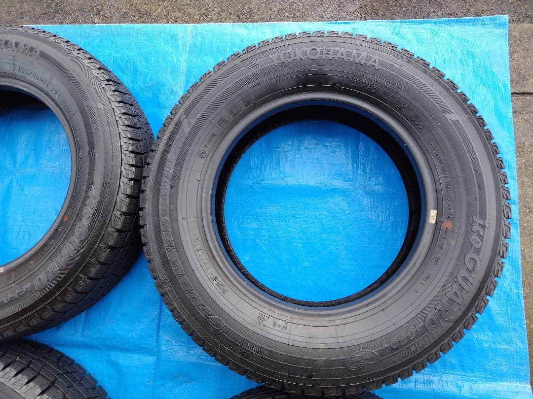 ヒデキ　155/80R13、ヨコハマ・iCE GUARD4本