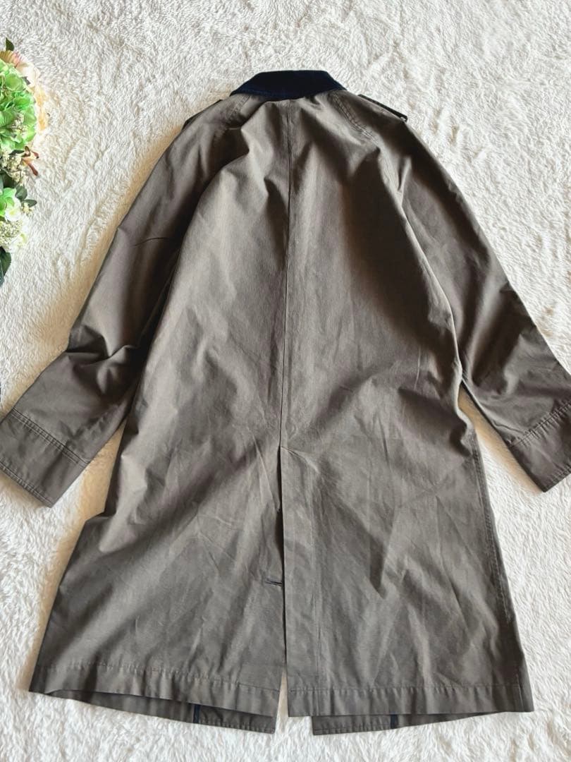 ✨RALPH RL LAUREN✨ 襟袖コーデュロイ✨ステンカラーロングコート