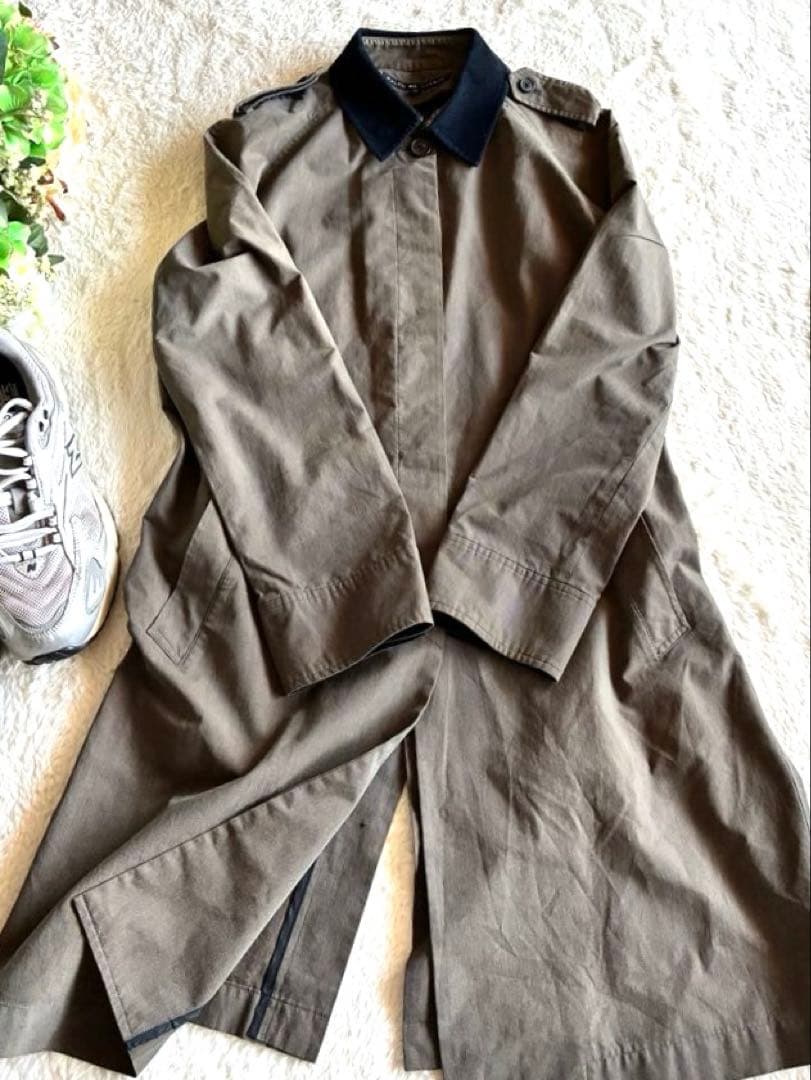 ✨RALPH RL LAUREN✨ 襟袖コーデュロイ✨ステンカラーロングコート