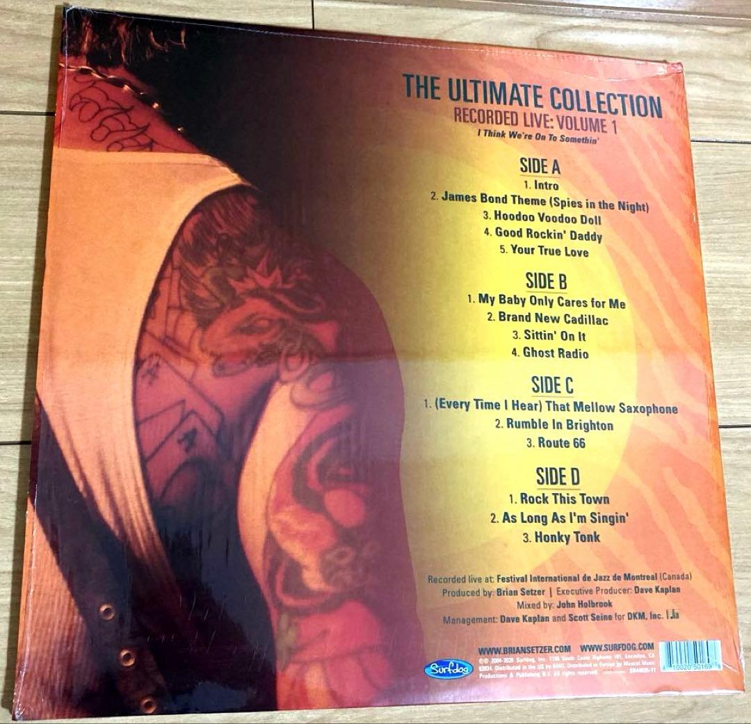 洋楽 THE ULTIMATE COLLECTION BRIAN SETZER 2LP