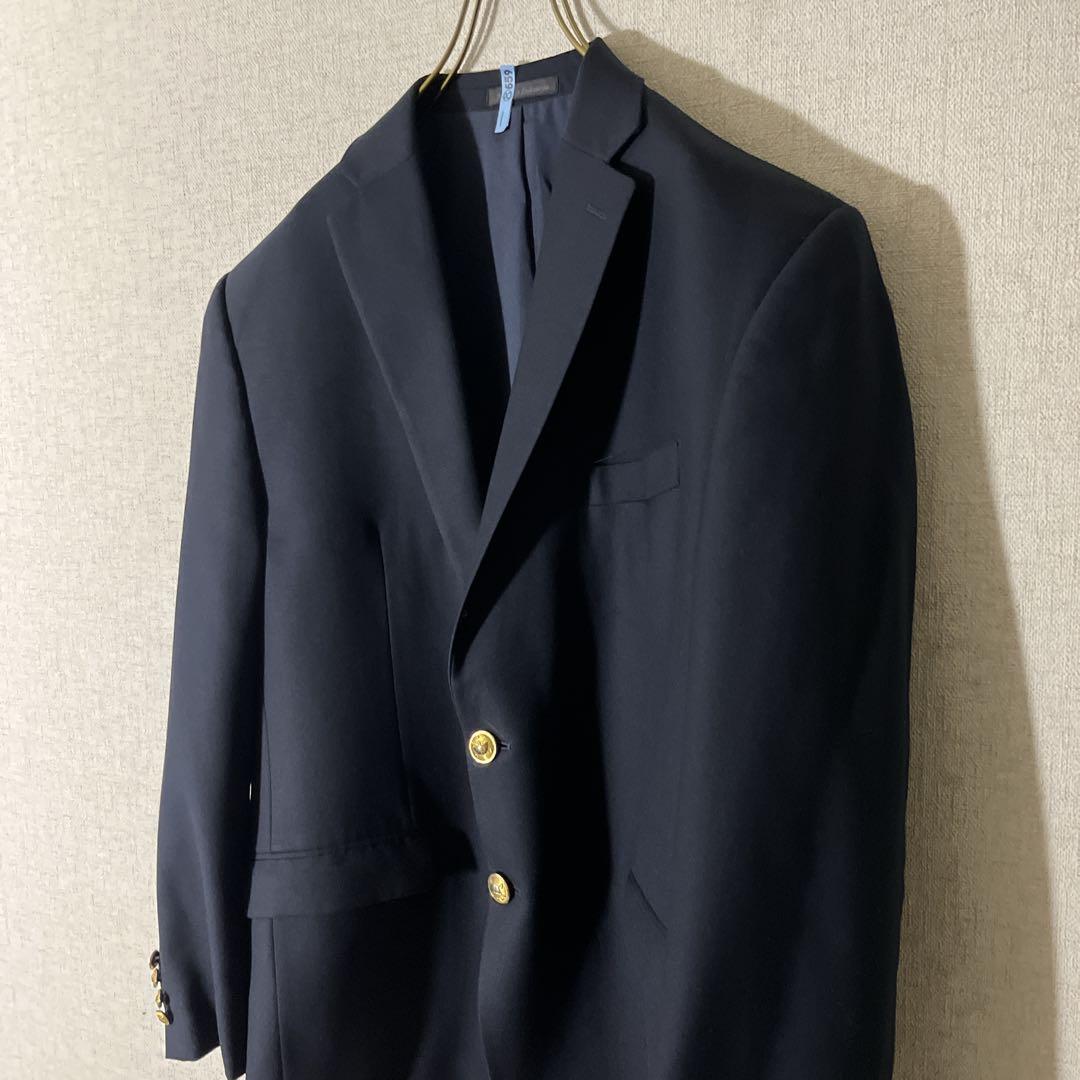 ラルフローレン 紺ブレ金ボタン ジャケット ブレザー ネイビー クリーニング済み