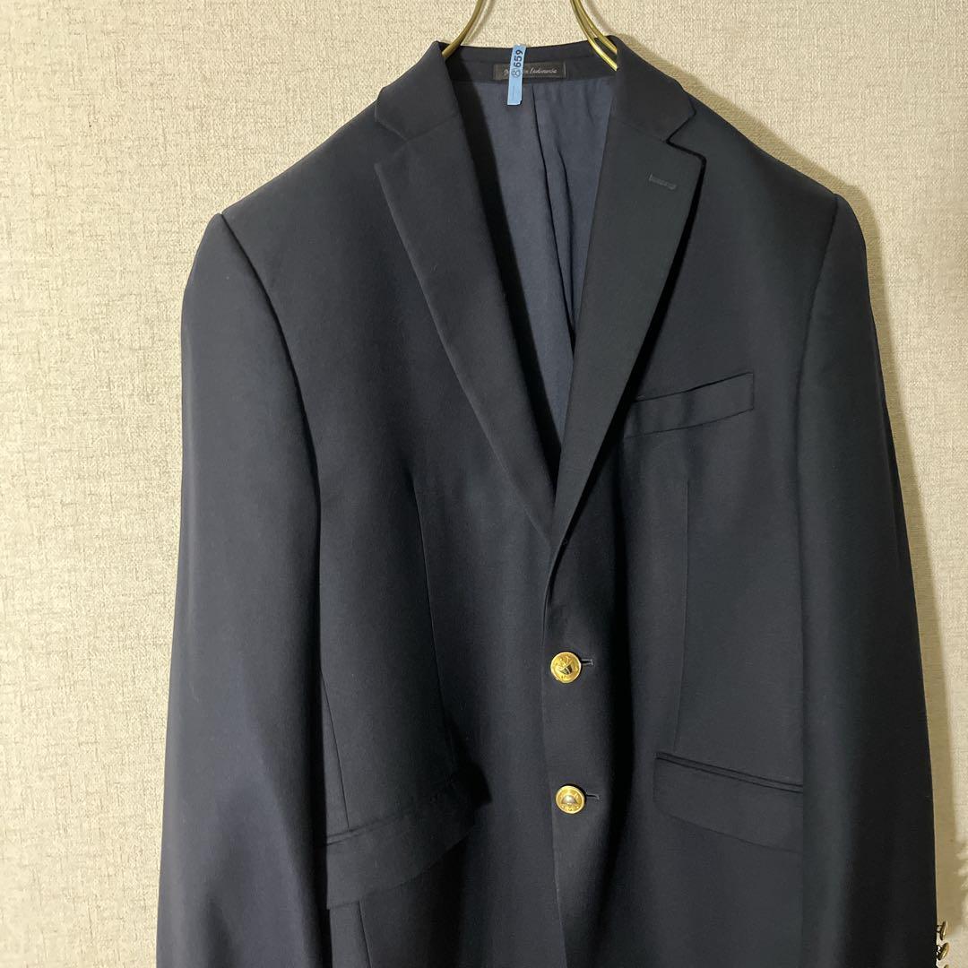 ラルフローレン 紺ブレ金ボタン ジャケット ブレザー ネイビー クリーニング済み