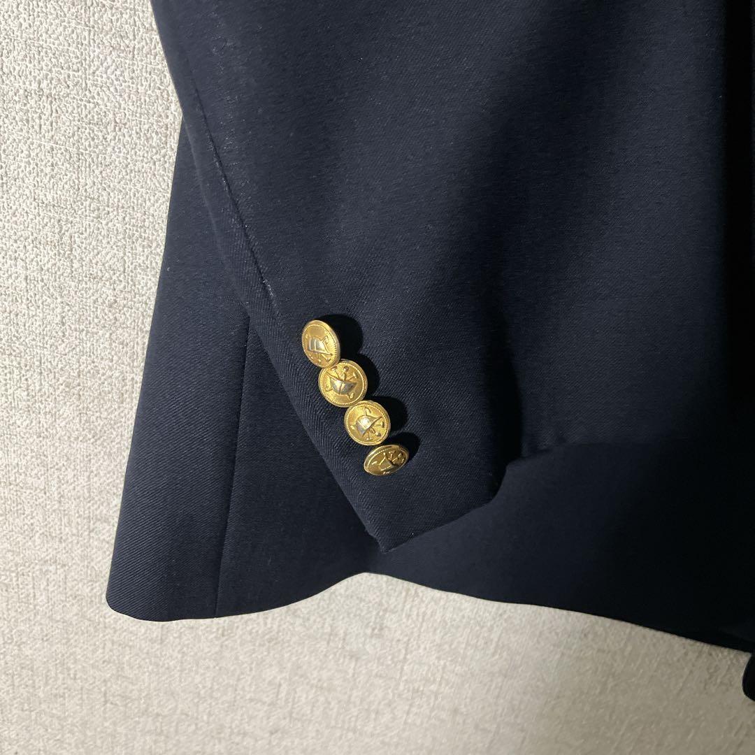 ラルフローレン 紺ブレ金ボタン ジャケット ブレザー ネイビー クリーニング済み