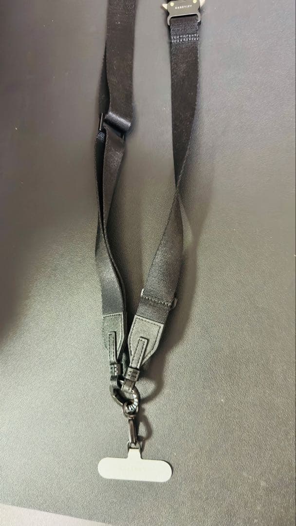 スマホアクセサリー CASETIFY 2-in-1 Utility Lanyard - Black