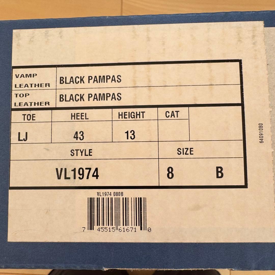 Tony Lama VL1974 ウエスタンブーツ ブラック 24.5cm