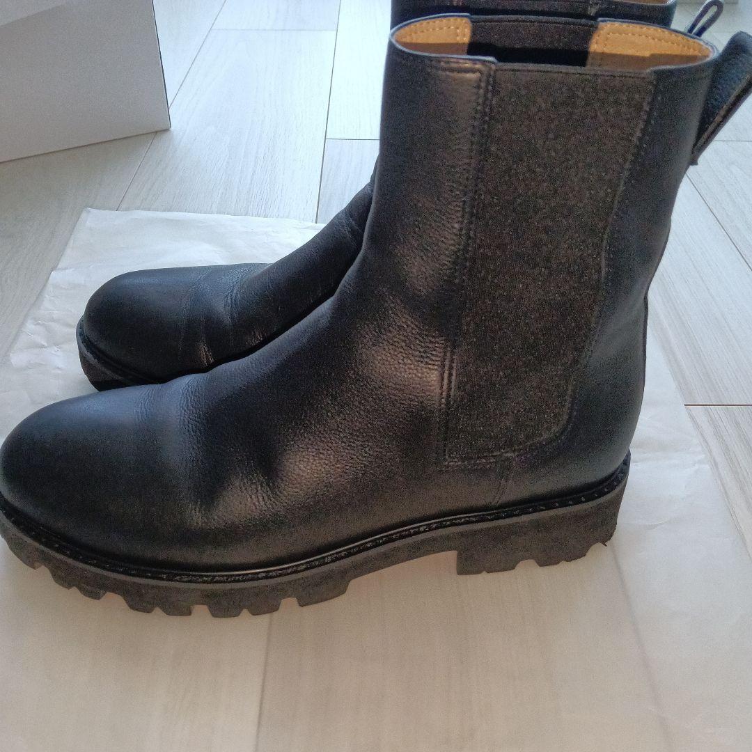 北欧暮らしの道具店 サイドゴアブーツ 黒 24.5cm