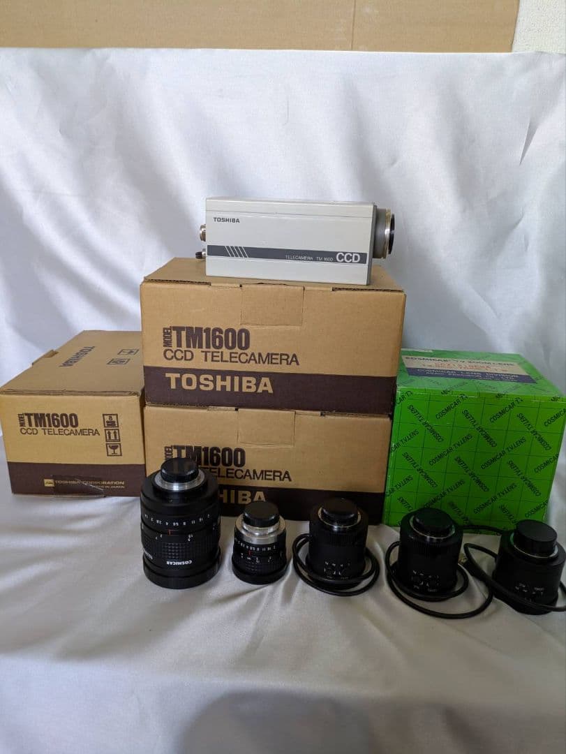 TOSHIBA TM1600 CCD 防犯用テレカメラ 3台セット