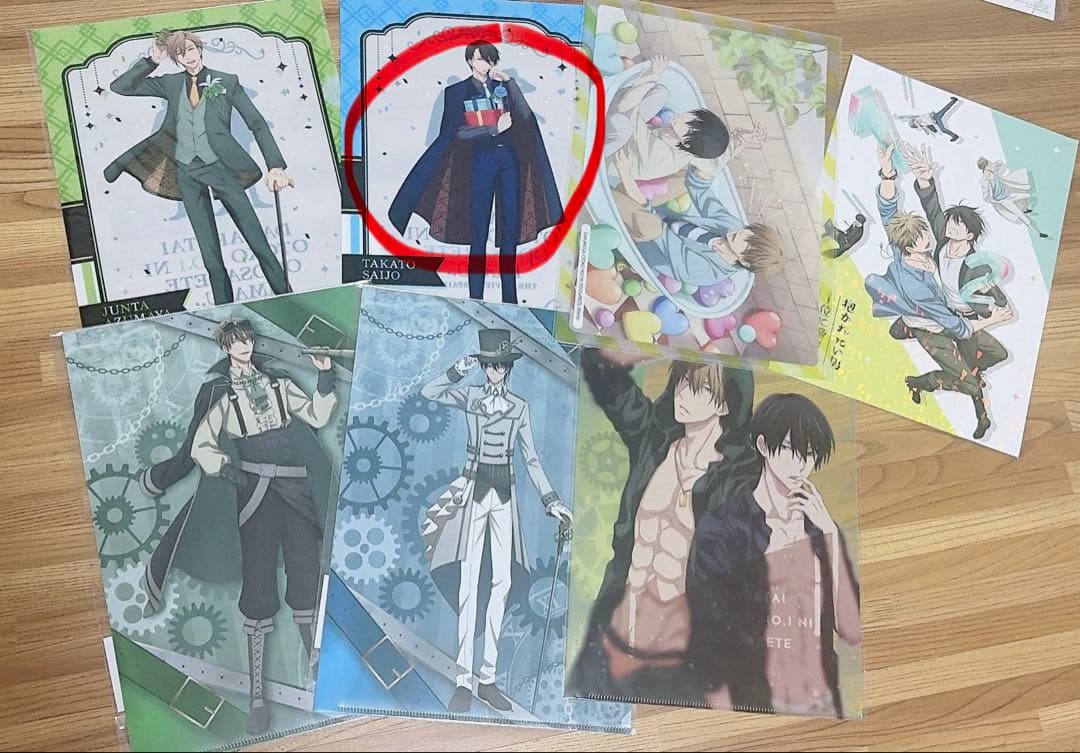 抱かれたい男一位に脅されています だかいち 桜日梯子　原画展 グッズセット
