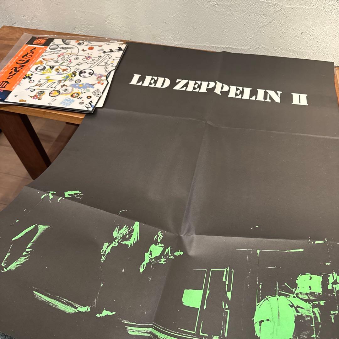 レコード LED ZEPPELIN Ⅱ P-10101A 日本盤 ポスター付