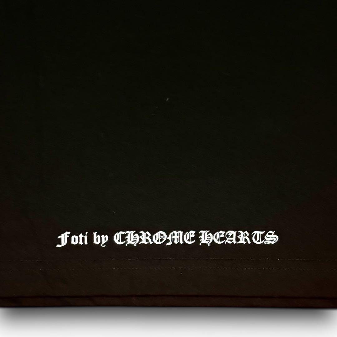 【新品】 希少 クロムハーツ Tシャツ FOTI スカルウィング バッグプリント
