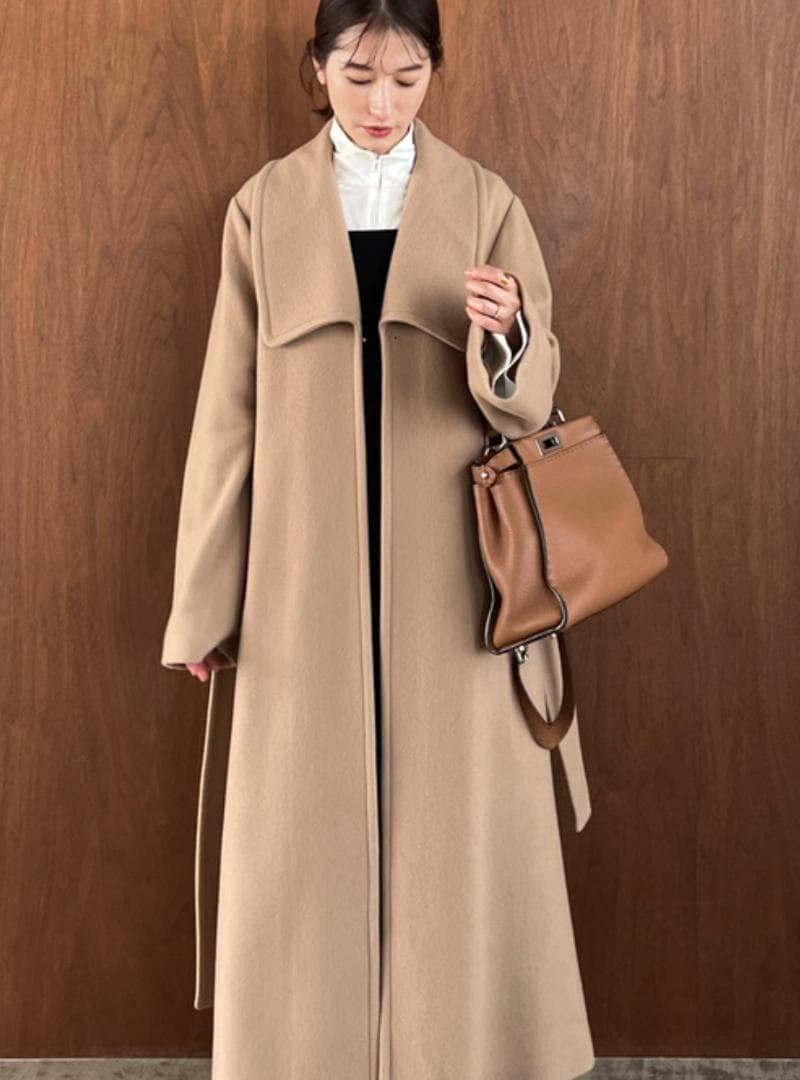 状態考慮＊CLANE LADY MAXI GOWN COAT クラネ L　ガウン