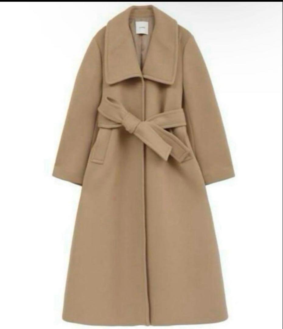 状態考慮＊CLANE LADY MAXI GOWN COAT クラネ L　ガウン