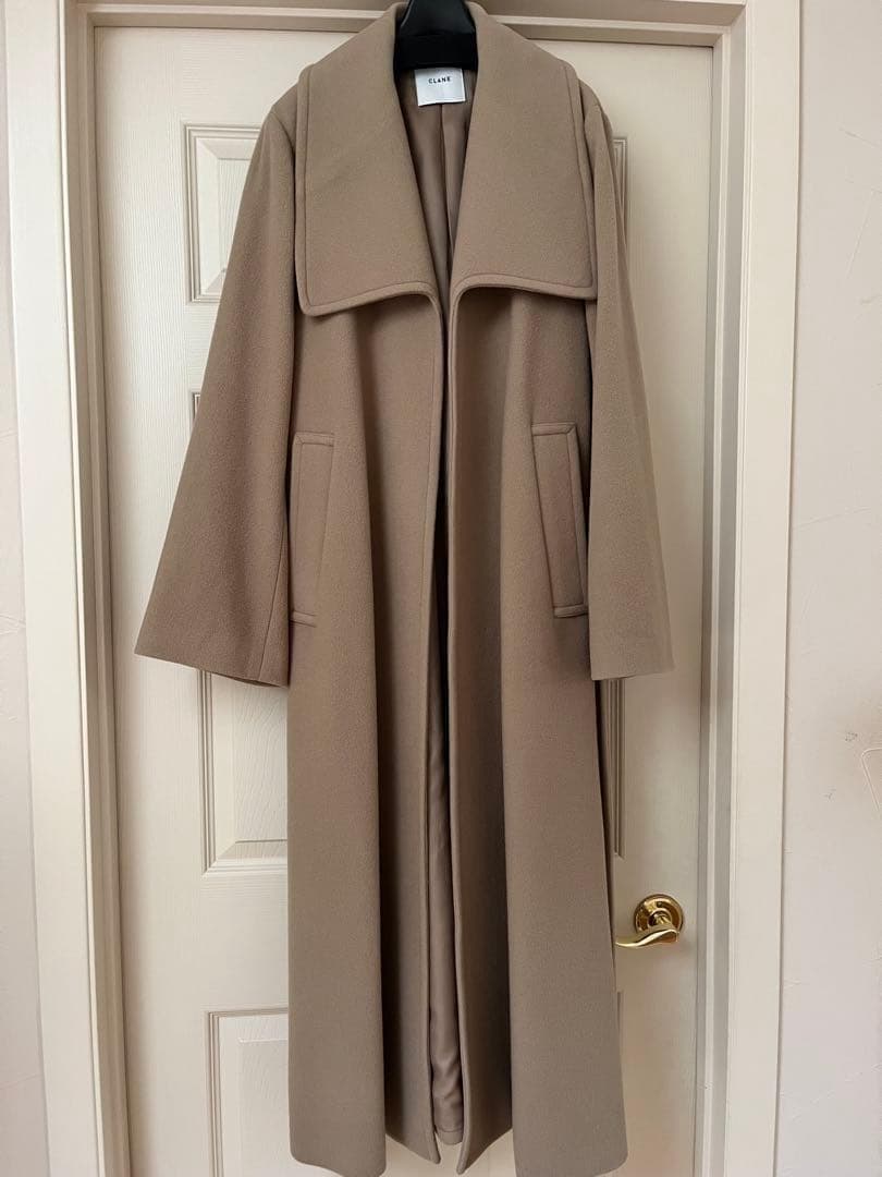 状態考慮＊CLANE LADY MAXI GOWN COAT クラネ L　ガウン